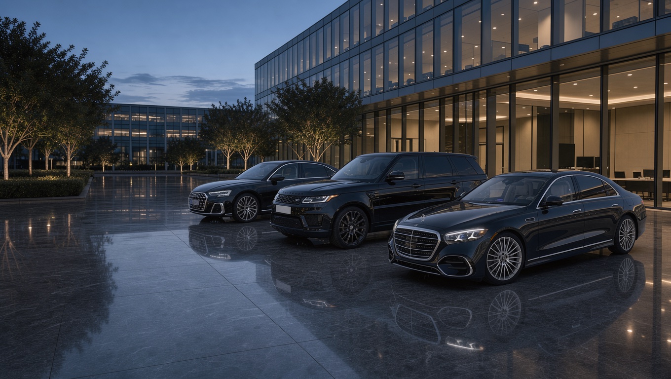 Executive fleet at a client's office